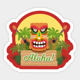 Aloha Sticker